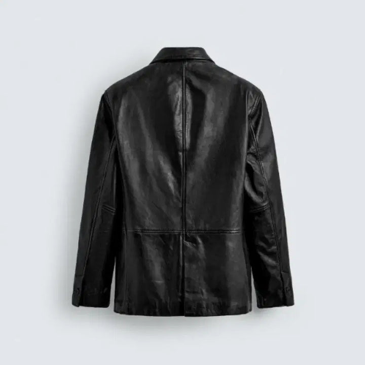 [SOLD OUT] [M] ZARA 자라 릴렉스핏 양가죽 블레이저 새상품