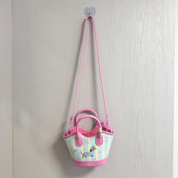 [BUNJANG] toutou Dachshund Embroidered Mini Bag / toutou 닥스훈트 자수 미니백