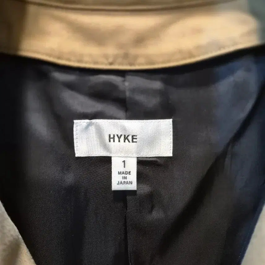 [BUNJANG] HYKE Beige Trench Coat / HYKE 베이지색 트렌치 코트