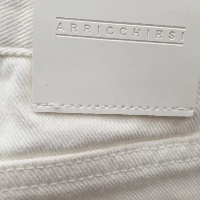 [BUNJANG] ARRICCCHIRSI White Denim Long Skirt Pants / ARRICCCHIRSI 화이트 데님 롱 스커트 팬츠 S