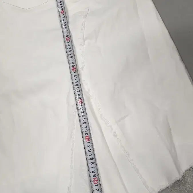 [BUNJANG] ARRICCCHIRSI White Denim Long Skirt Pants / ARRICCCHIRSI 화이트 데님 롱 스커트 팬츠 S