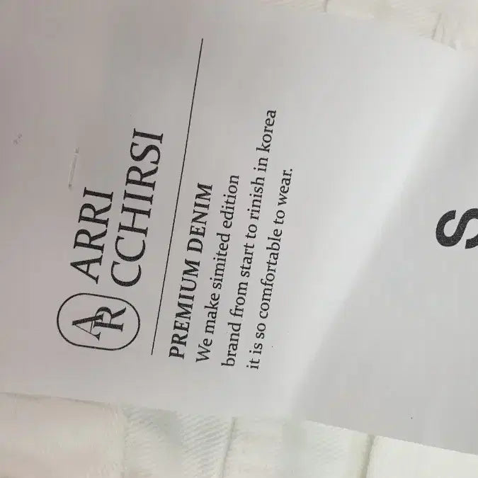 [BUNJANG] ARRICCCHIRSI White Denim Long Skirt Pants / ARRICCCHIRSI 화이트 데님 롱 스커트 팬츠 S