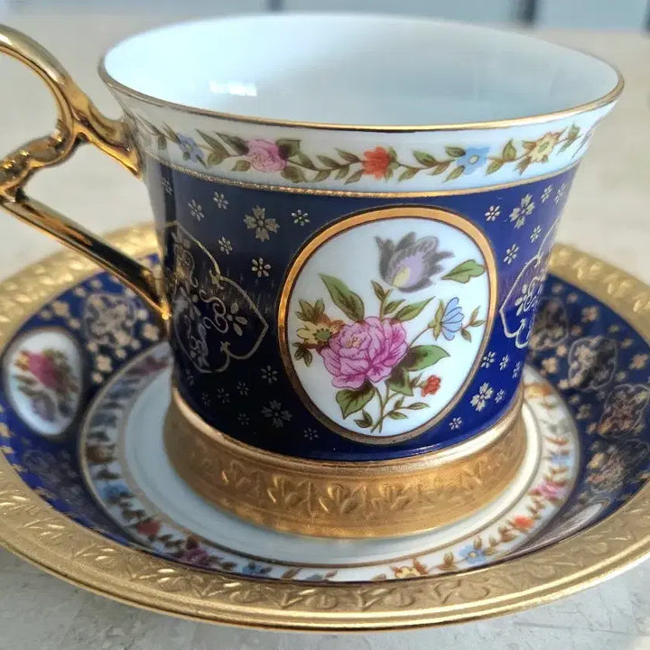 [BUNJANG] YoUp Development Emperor Series Vintage Tea Cup and Plate Set / 요업개발 황제시리즈 빈티지 찻잔. 접시 판매합니다^^
