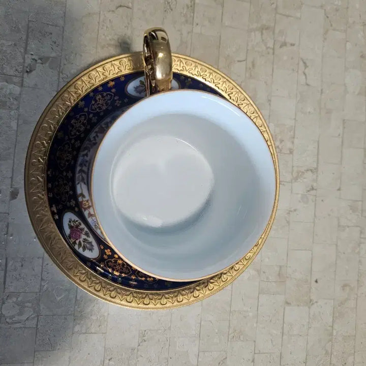 [BUNJANG] YoUp Development Emperor Series Vintage Tea Cup and Plate Set / 요업개발 황제시리즈 빈티지 찻잔. 접시 판매합니다^^