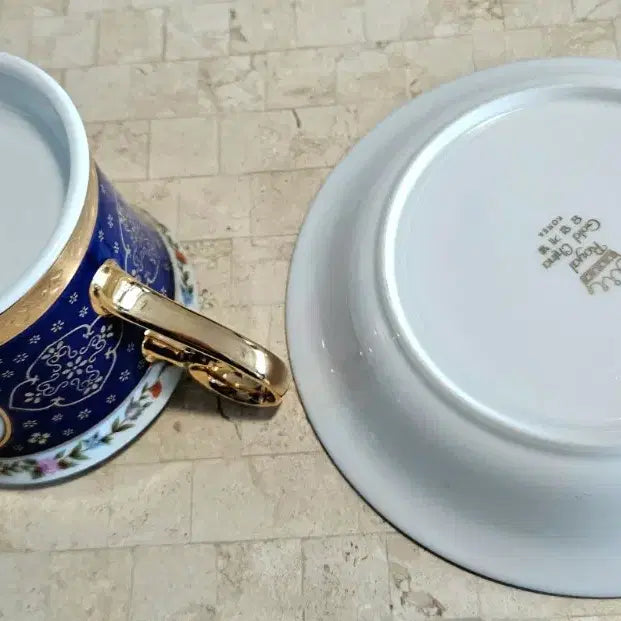 [BUNJANG] YoUp Development Emperor Series Vintage Tea Cup and Plate Set / 요업개발 황제시리즈 빈티지 찻잔. 접시 판매합니다^^