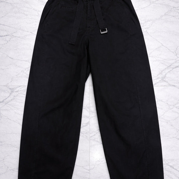 [BUNJANG] NOUN Belted Chino Pants Black / [2 size] 노운 벨티드 치노 팬츠 블랙