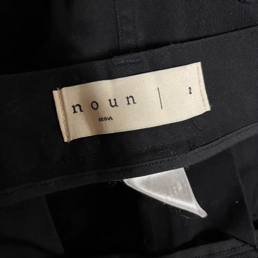 [BUNJANG] NOUN Belted Chino Pants Black / [2 size] 노운 벨티드 치노 팬츠 블랙