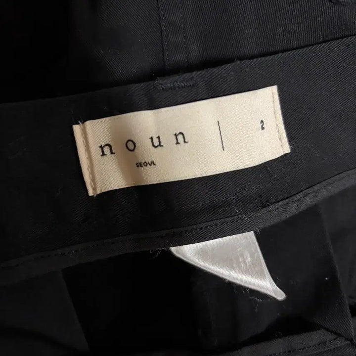 [BUNJANG] NOUN Belted Chino Pants Black / [2 size] 노운 벨티드 치노 팬츠 블랙