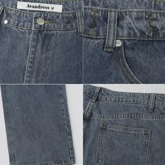 [BUNJANG] Urban Dress Buckle Wide Denim Pants M / 어반드레스 버클 와이드 데님 팬츠 M