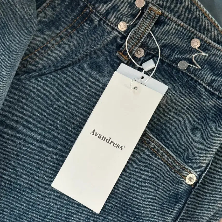 [BUNJANG] Urban Dress Buckle Wide Denim Pants M / 어반드레스 버클 와이드 데님 팬츠 M