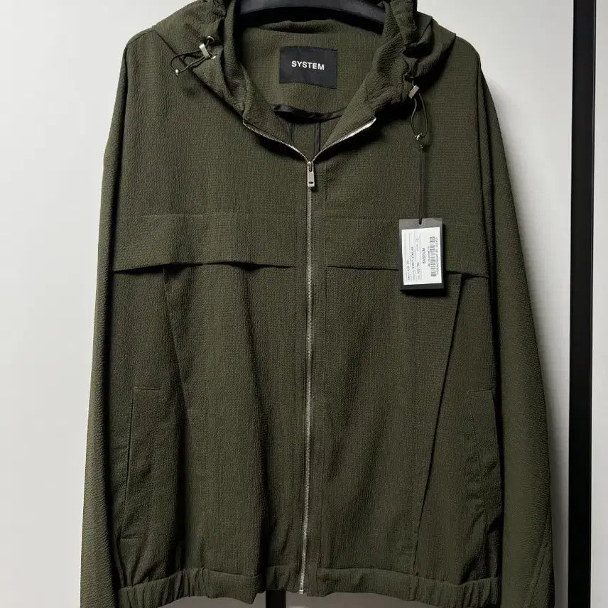 [BUNJANG] System Homme Dark Khaki Hooded Jumper 105 / 시스템옴므 후드 점퍼