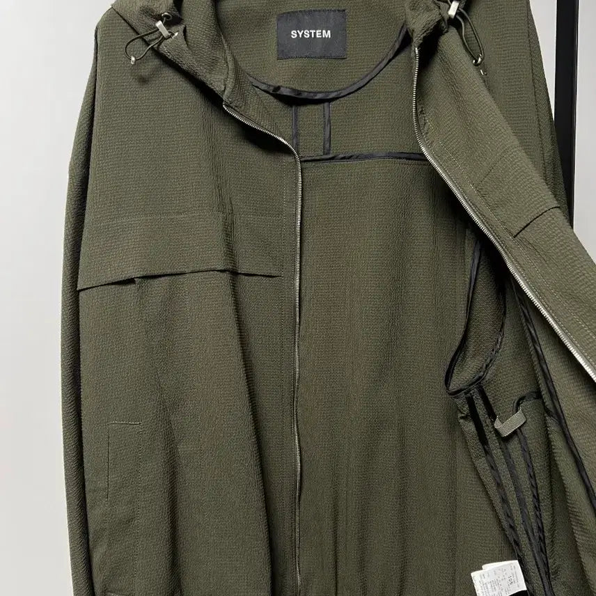 [BUNJANG] System Homme Dark Khaki Hooded Jumper 105 / 시스템옴므 후드 점퍼