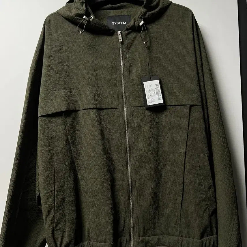 [BUNJANG] System Homme Dark Khaki Hooded Jumper 105 / 시스템옴므 후드 점퍼