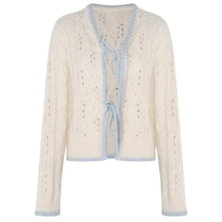 [BUNJANG] Letter From Moon Knit Cardigan / 레터프롬문 니트 가디건