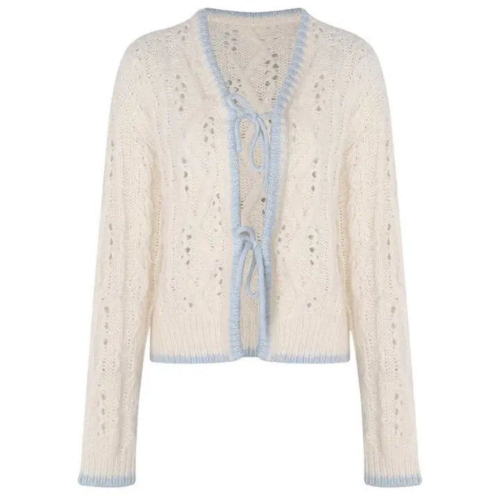 [BUNJANG] Letter From Moon Knit Cardigan / 레터프롬문 니트 가디건