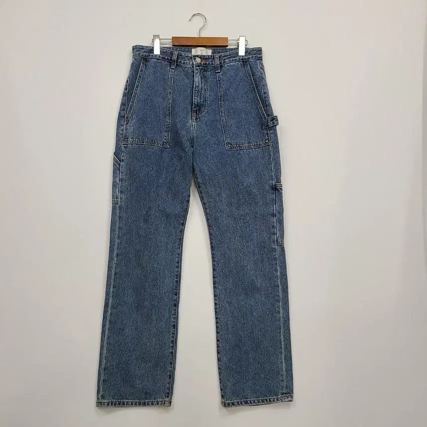 [BUNJANG] LAB101 Denim Work Pants (Size 32) / 랩원오원 LAB101 데님 워크 팬츠 청바지/32/앨리스/438