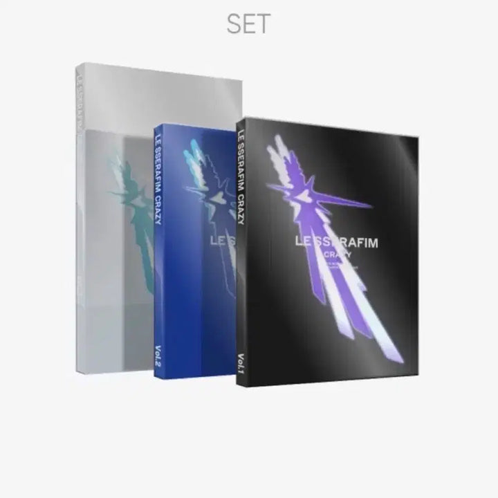 [SOLD OUT] 르세라핌 CRAZY 미개봉 앨범 3종 세트