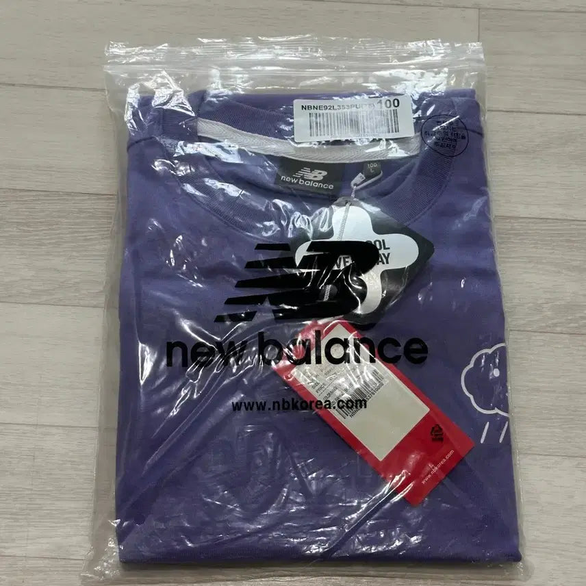 [SOLD OUT] 뉴발란스 노리타케 콜라보 퍼플 반팔 티셔츠 100