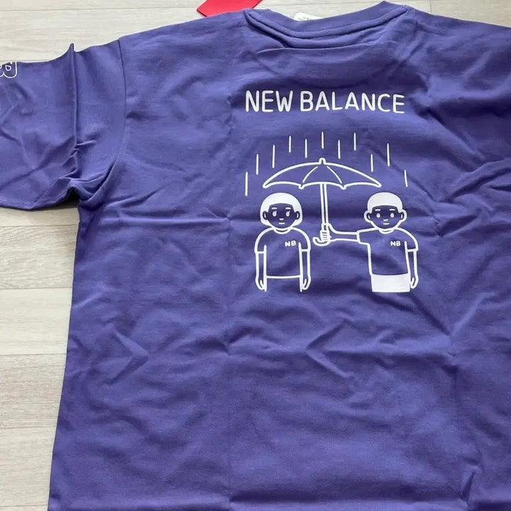[SOLD OUT] 뉴발란스 노리타케 콜라보 퍼플 반팔 티셔츠 100