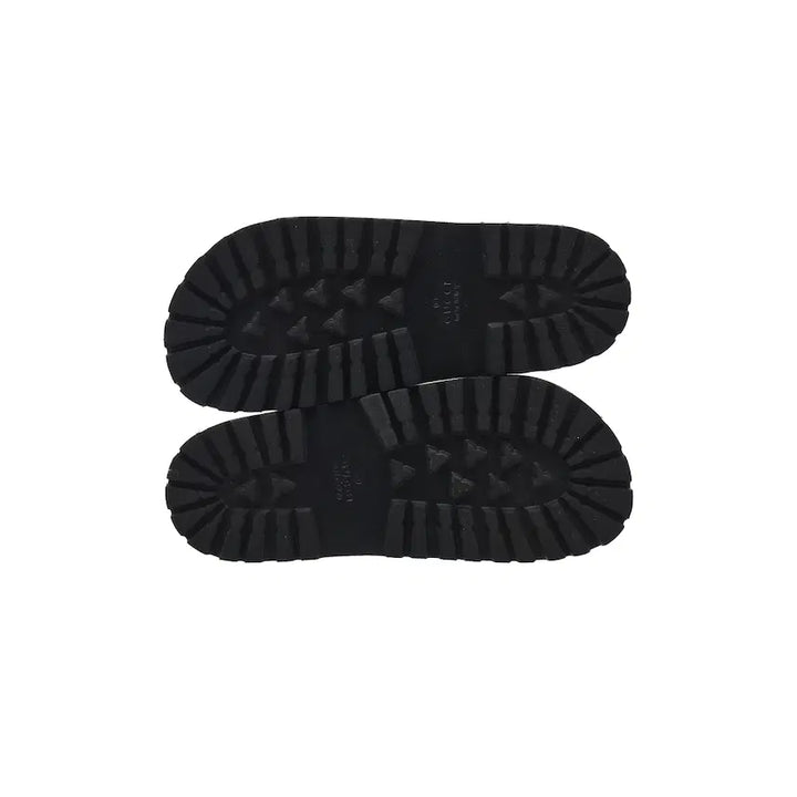 [SOLD OUT] 구찌 웹 러버 슬라이드 샌들 블랙