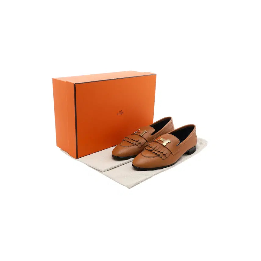 [BUNJANG] Hermès Royal Loafer Goatskin &amp; Permabrass Hardware / (W) 에르메스 로얄 로퍼 고트스킨 &amp; 페르마브라스 하드웨어 나뛰렐