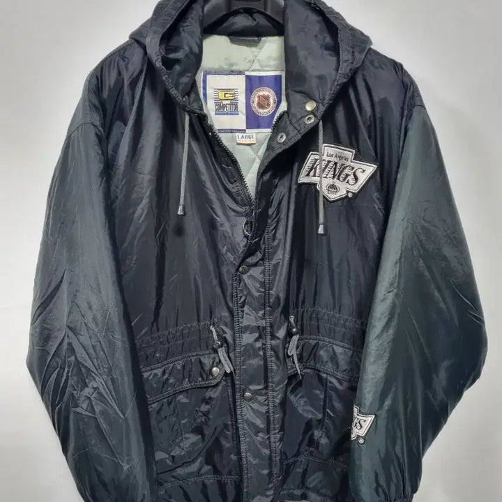[BUNJANG] Vintage LA Kings Coach Padded Parka Jacket / 80~90&