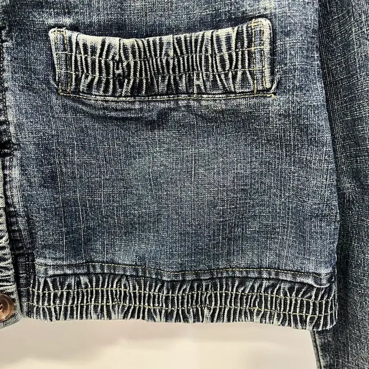 [BUNJANG] Denim Blouson Jacket / 데님 블루종 자켓