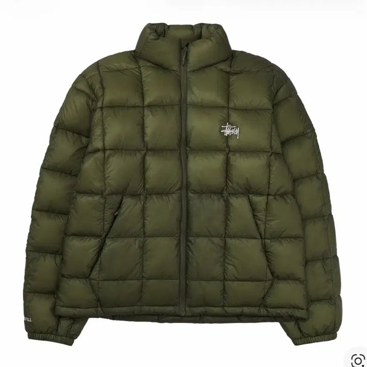 [BUNJANG] Stussy Midweight Puffer Olive XL / 스투시 미드웨이트 푸퍼 패딩 올리브 XL