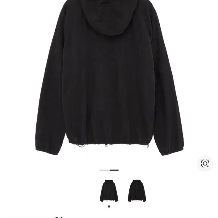 [BUNJANG] Polytelu Human Index Check Hoodie Parka Black / [4] 폴리테루 휴먼인덱스 휴먼 체크 후디 파카 블랙