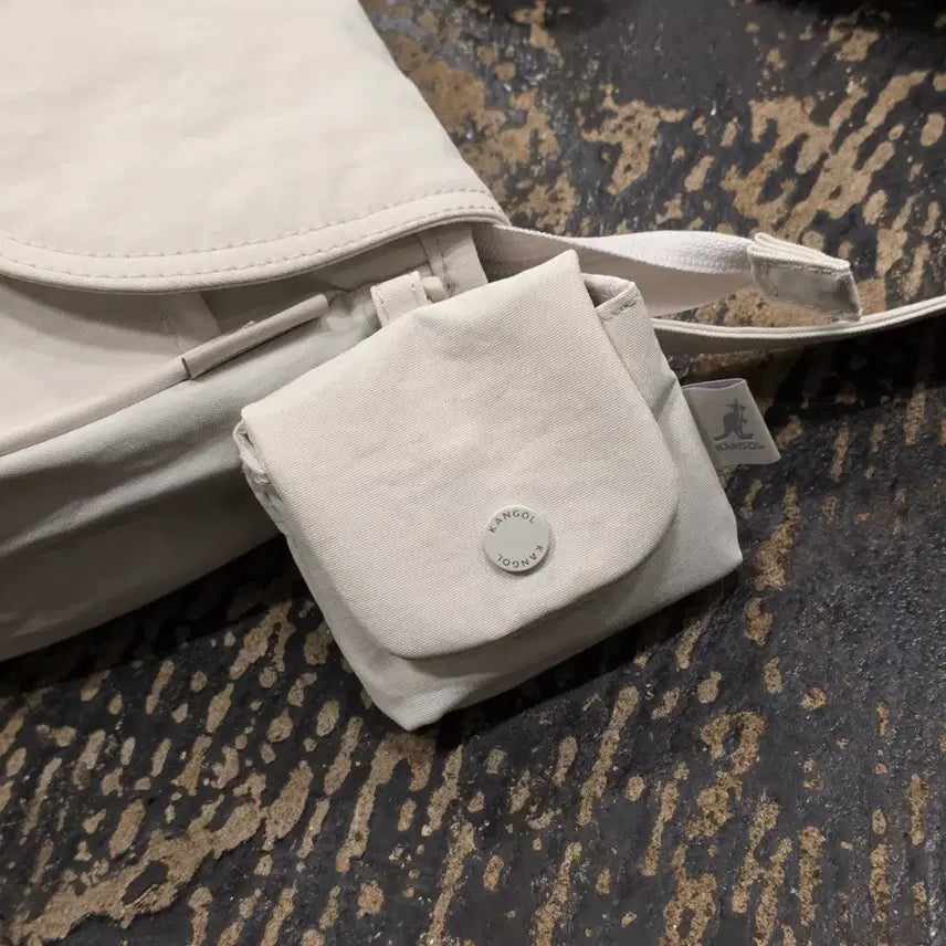 [BUNJANG] Kangol Essential RC Flap Crossbody Bag / 캉골 에센셜 RC 플랩 크로스백