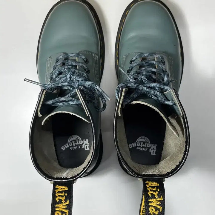 [BUNJANG] Dr. Martens 1460 Smooth Leather 8-Hole Steel Grey Boots (Discontinued) / 닥터마틴 1460 스무스 소가죽 8홀, 스틸 그레이 (절판된 상품)