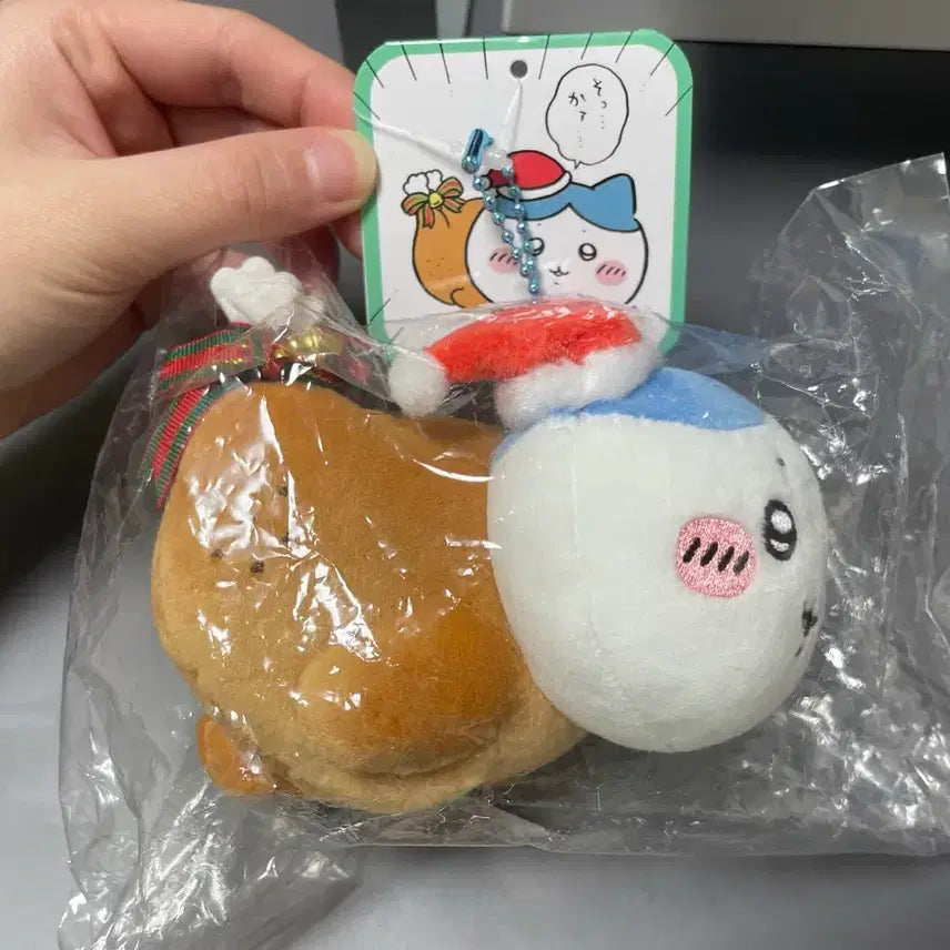 [BUNJANG] Hachiware Chicken Christmas Mascot / 하치와레 치킨 크리스마스 마스코트