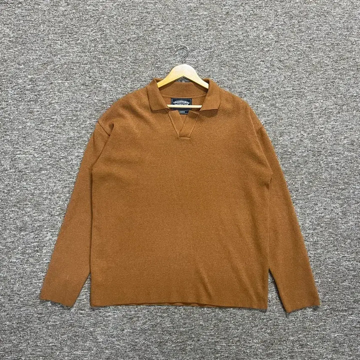 [BUNJANG] FRIZMWORKS Open Collar Knit M / 프리즘웍스 오픈카라 니트 M