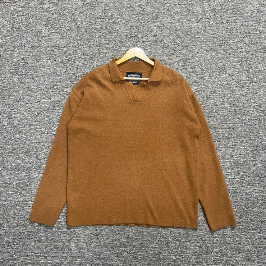 [BUNJANG] FRIZMWORKS Open Collar Knit M / 프리즘웍스 오픈카라 니트 M