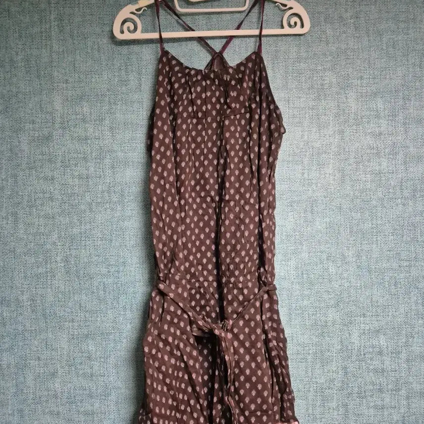 [SOLD OUT] 빈티지 갈색 숏 레이어드 원피스