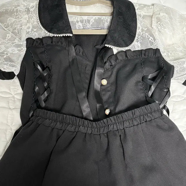 [BUNJANG] Secret Honey Bubble Sleeves Top and Skirt Set / 시크릿허니 시허니 반팔셋업 / 양산형 지뢰계 버블즈 리즈리사 마즈