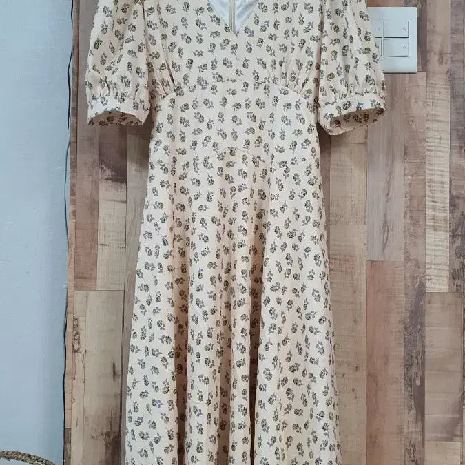 [BUNJANG] Floral Print Long Dress / 잔꽃원피스