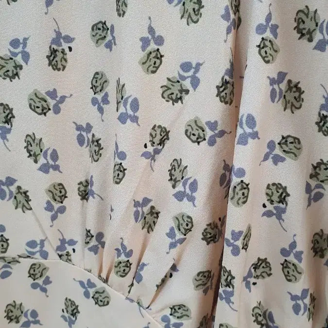[BUNJANG] Floral Print Long Dress / 잔꽃원피스