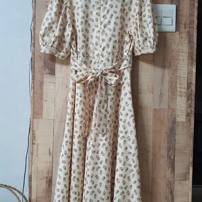 [BUNJANG] Floral Print Long Dress / 잔꽃원피스