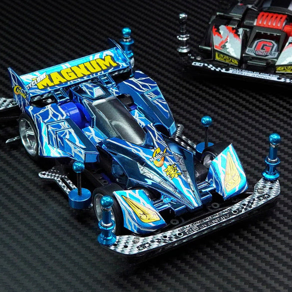 [BUNJANG] Cyclone Magnum Metallic Blue 4WD Mini Car / 사이클론 매그넘 메탈릭블루 4WD 미니카 1/32 모터라이즈 트랙주행용
