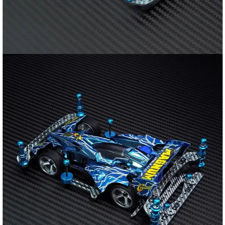 [BUNJANG] Cyclone Magnum Metallic Blue 4WD Mini Car / 사이클론 매그넘 메탈릭블루 4WD 미니카 1/32 모터라이즈 트랙주행용