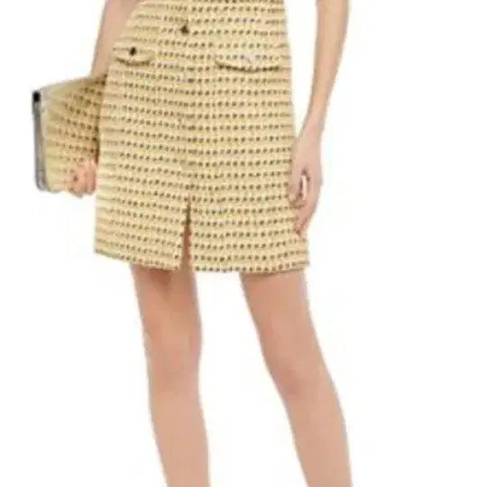 [BUNJANG] Maje Tweed Short Sleeve Dress / 마쥬 반팔트위드 원피스 36  새상품
