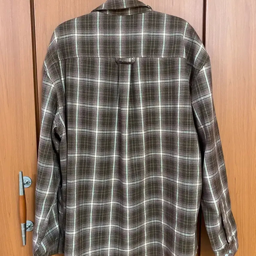 [BUNJANG] KIIMUIR Brown Check Shirt XL / [KIIMUIR] 키뮤어 브라운 체크 셔츠 XL사이즈