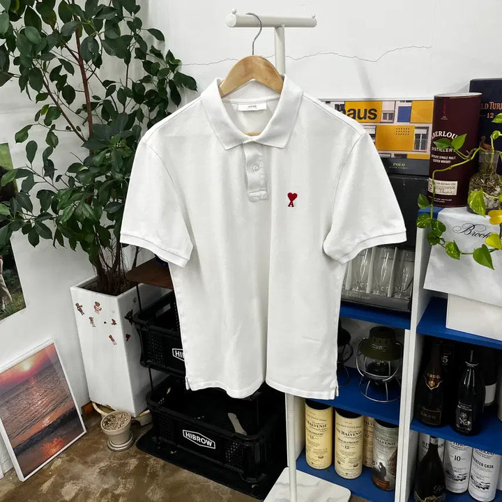 [BUNJANG] AMI Pique Short Sleeve Polo T-Shirt XL / 아미 피케 반팔 카라 티셔츠 XL