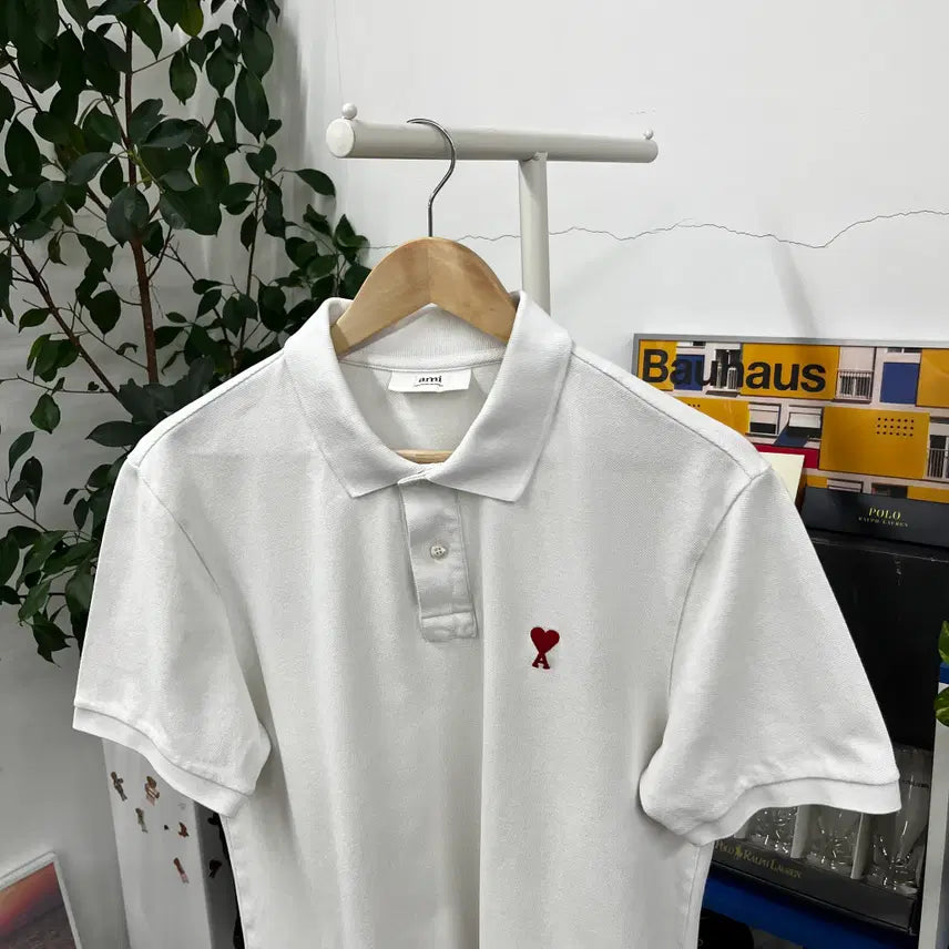 [BUNJANG] AMI Pique Short Sleeve Polo T-Shirt XL / 아미 피케 반팔 카라 티셔츠 XL