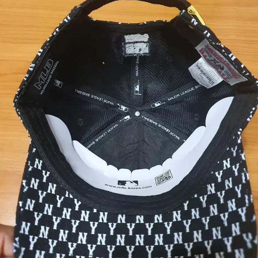 [SOLD OUT] MLB NY 양키스 모노그램 볼캡 블랙