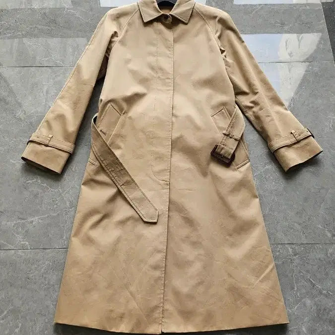[BUNJANG] Beanpole Ladies Trench Coat Beige / 빈폴 레이디스 트렌치코트