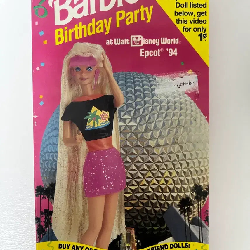 [BUNJANG] Vintage 1994 Barbie Birthday Party Video / 빈티지 94년도 희귀 바비 생일파티 비디오 디즈니