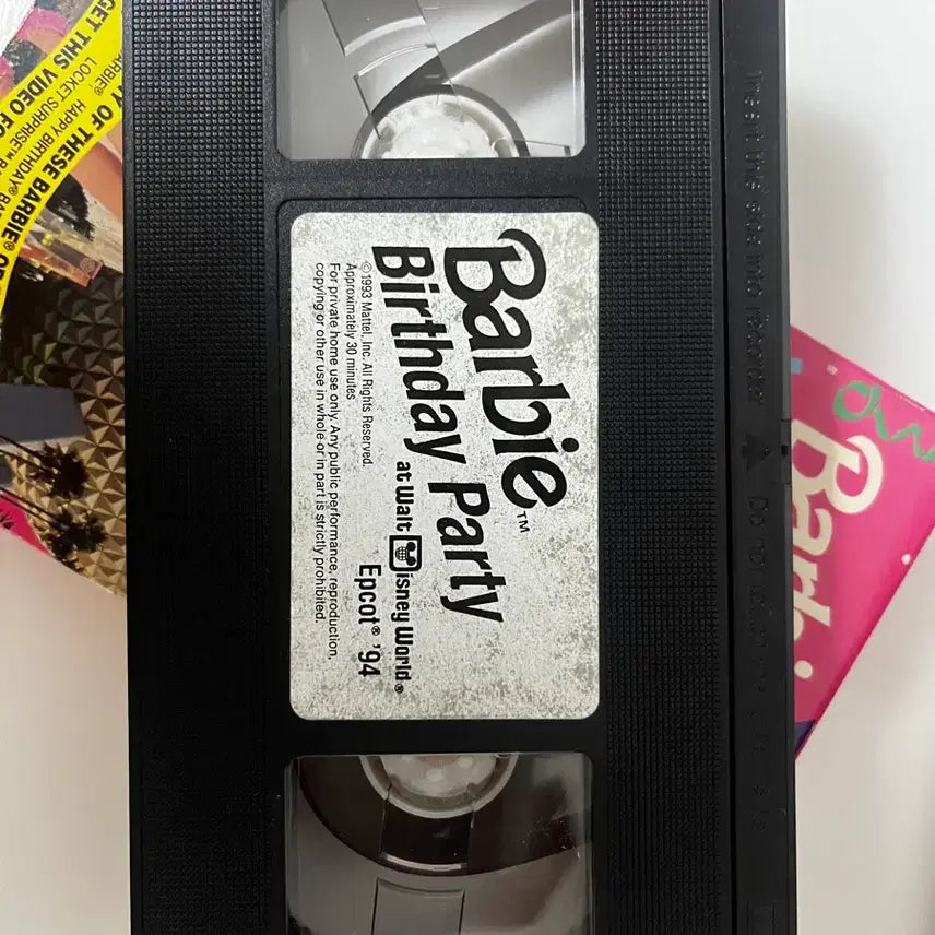 [BUNJANG] Vintage 1994 Barbie Birthday Party Video / 빈티지 94년도 희귀 바비 생일파티 비디오 디즈니