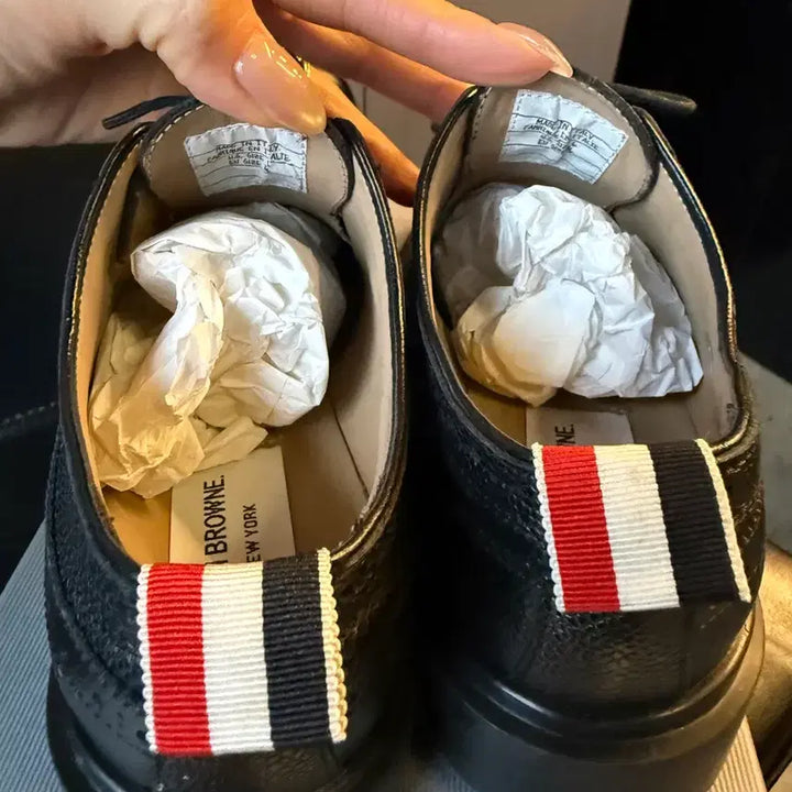 [BUNJANG] Thom Browne Pebble Grain Long Wing Brogues (EU 36) / 톰브라운 페블그레인 롱 윙 브로그 230(EU 36)